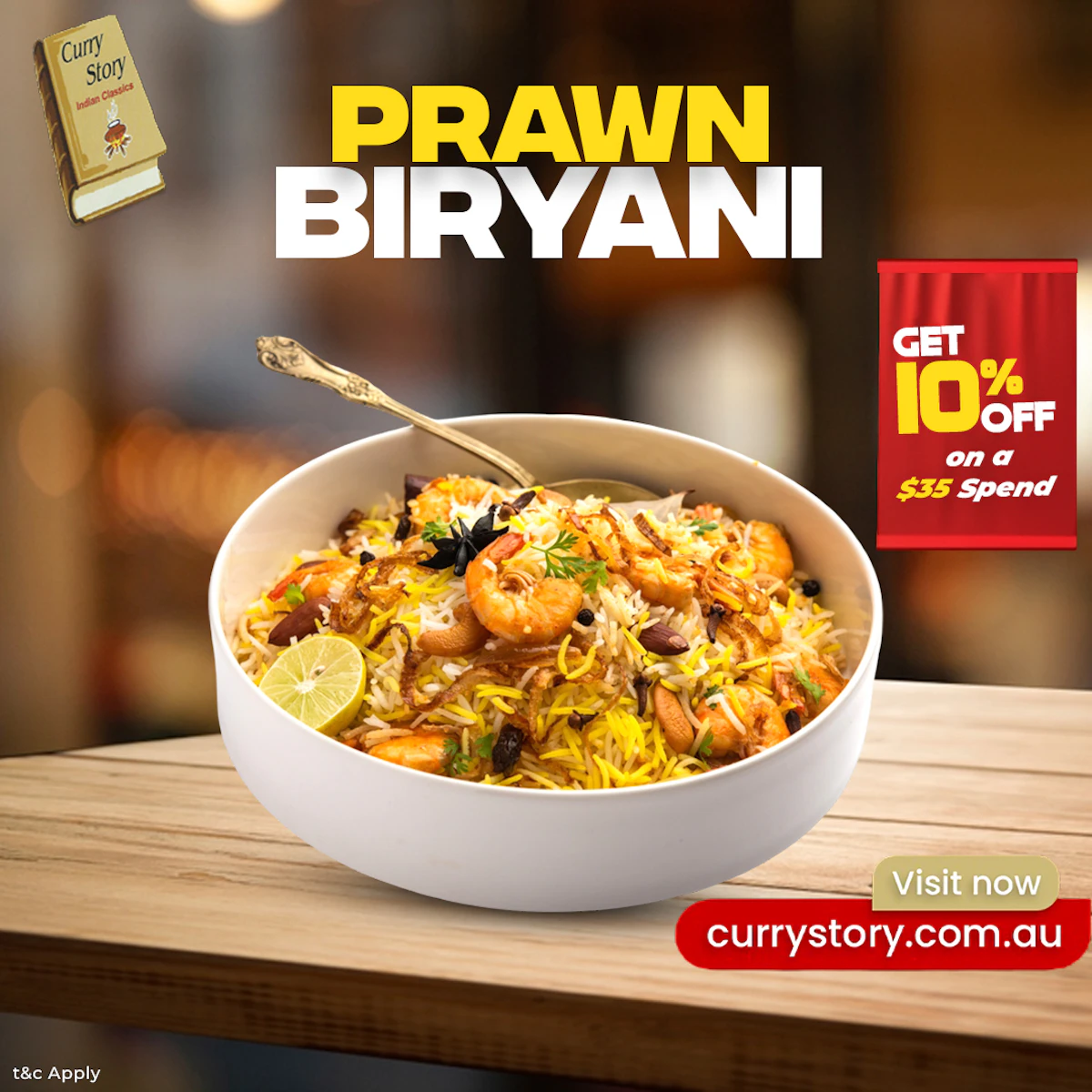 Curry Story Kenmore | Indian Restaurant Chapel Hill – 10% OFF Takeaway Menu