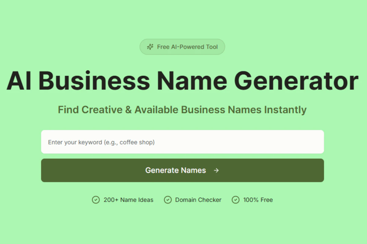 AI Business Name Generator