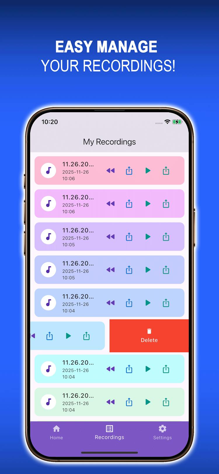 Reverse Audio