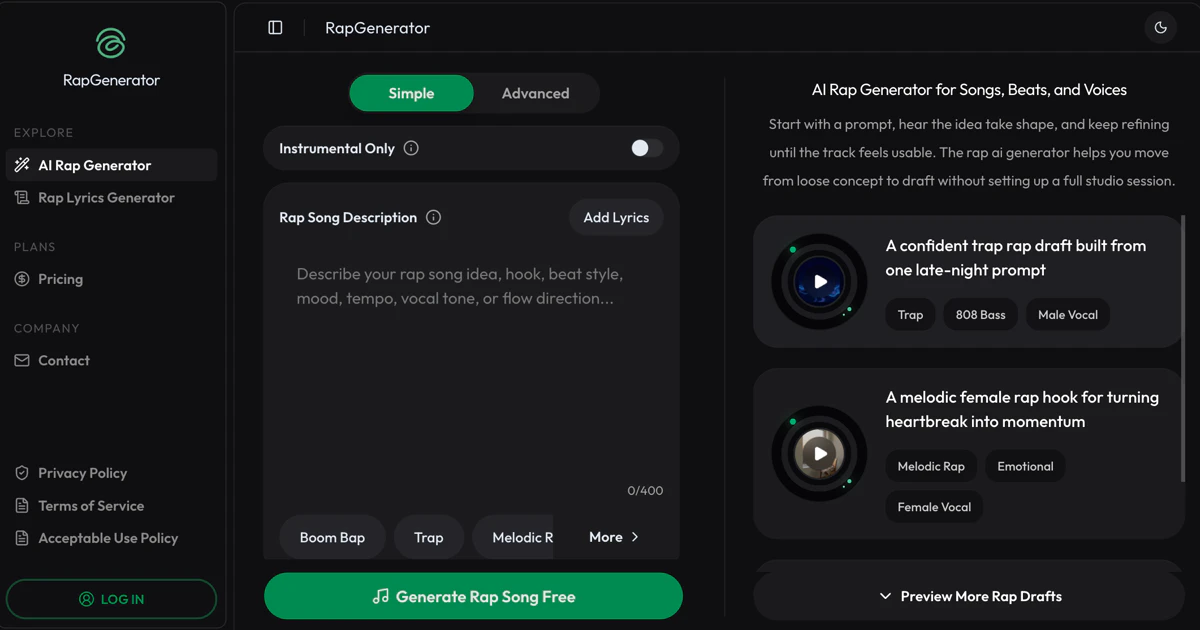 Rap Generator