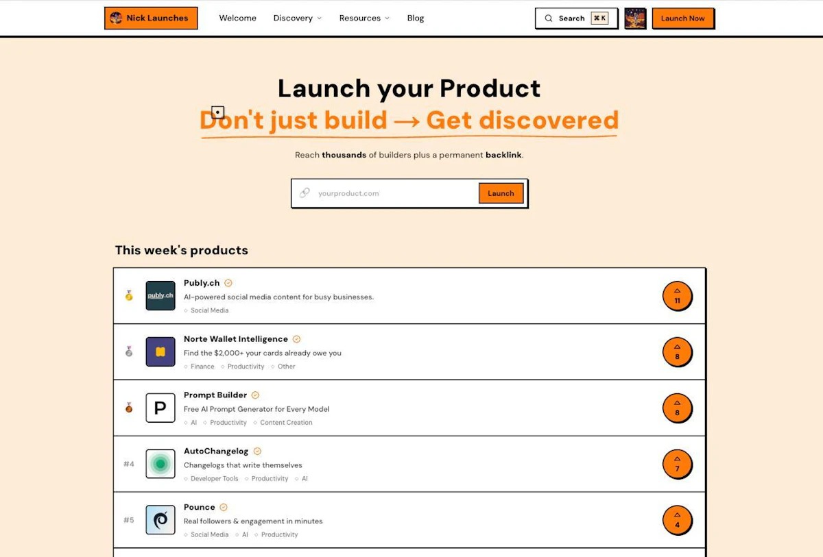 Nick Launches