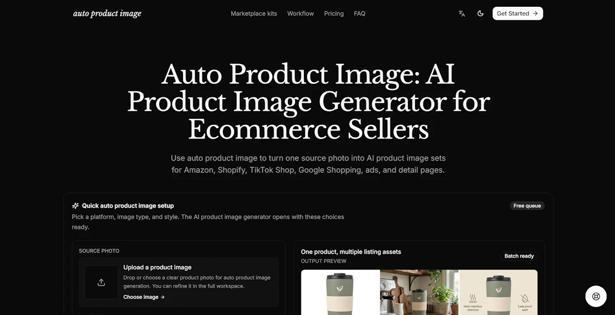 AI Auto Product Image