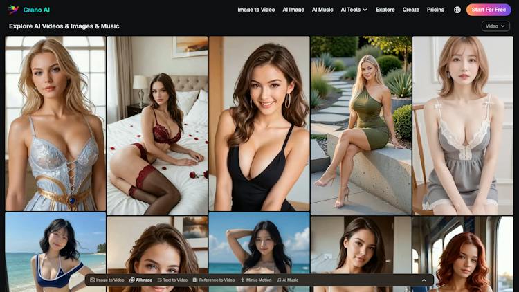 Crano AI - NSFW Video and Image Generator