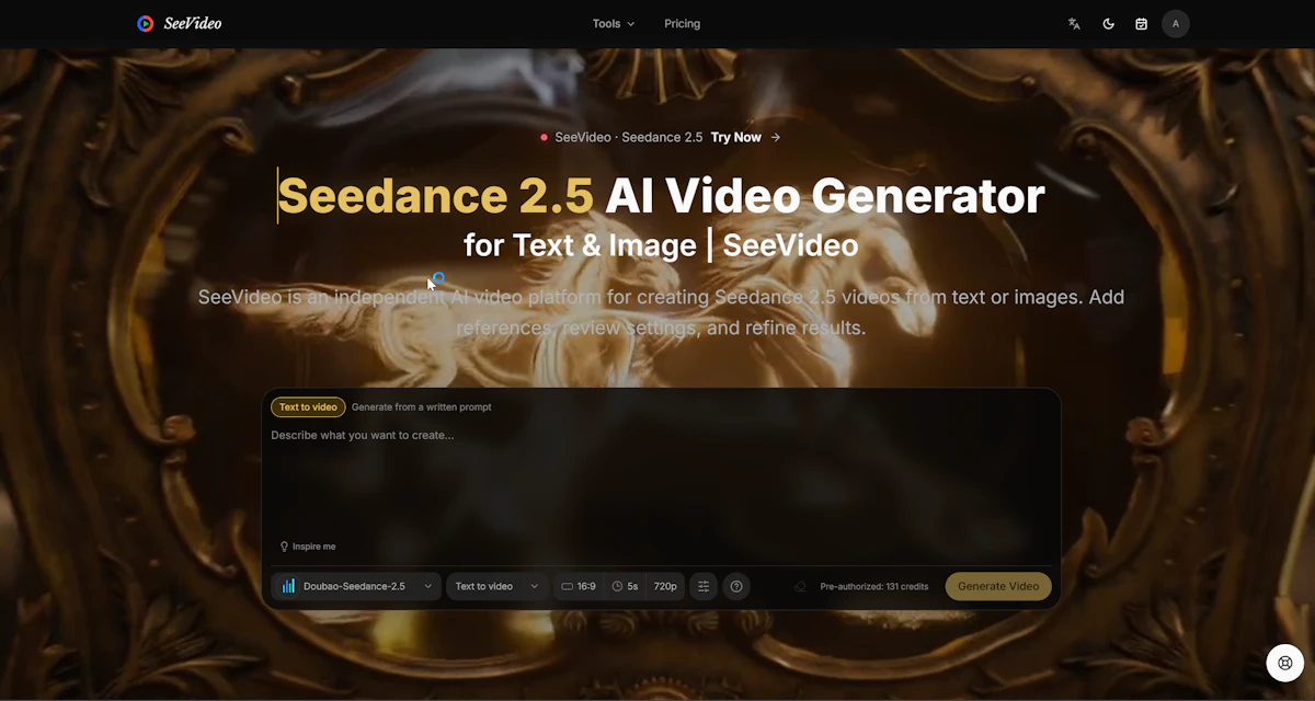 Seedance 2.5 AI Video Generator