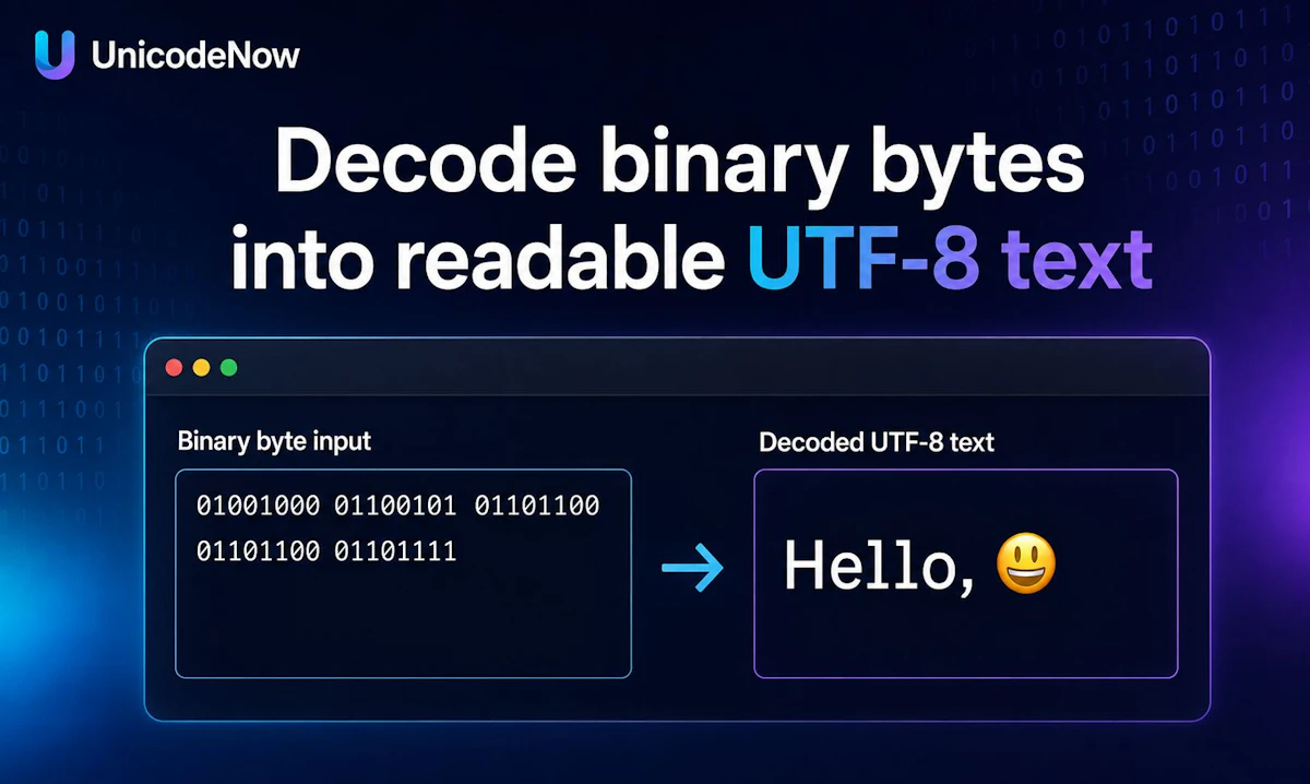 Binary to Text Converter