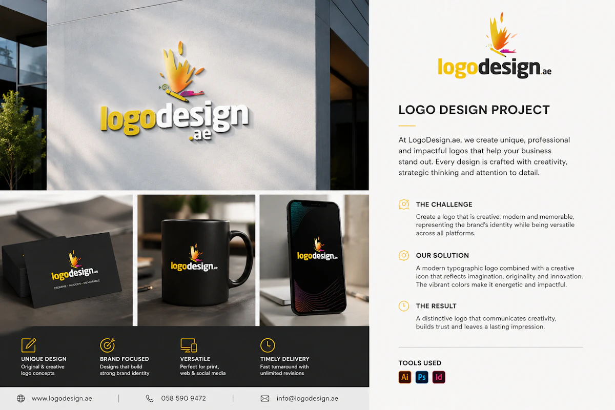 Logo Design, Brochure Design, Web Design, and Development 