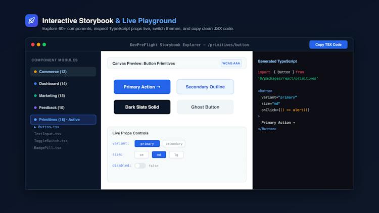 DevPreFligt React UI Kit