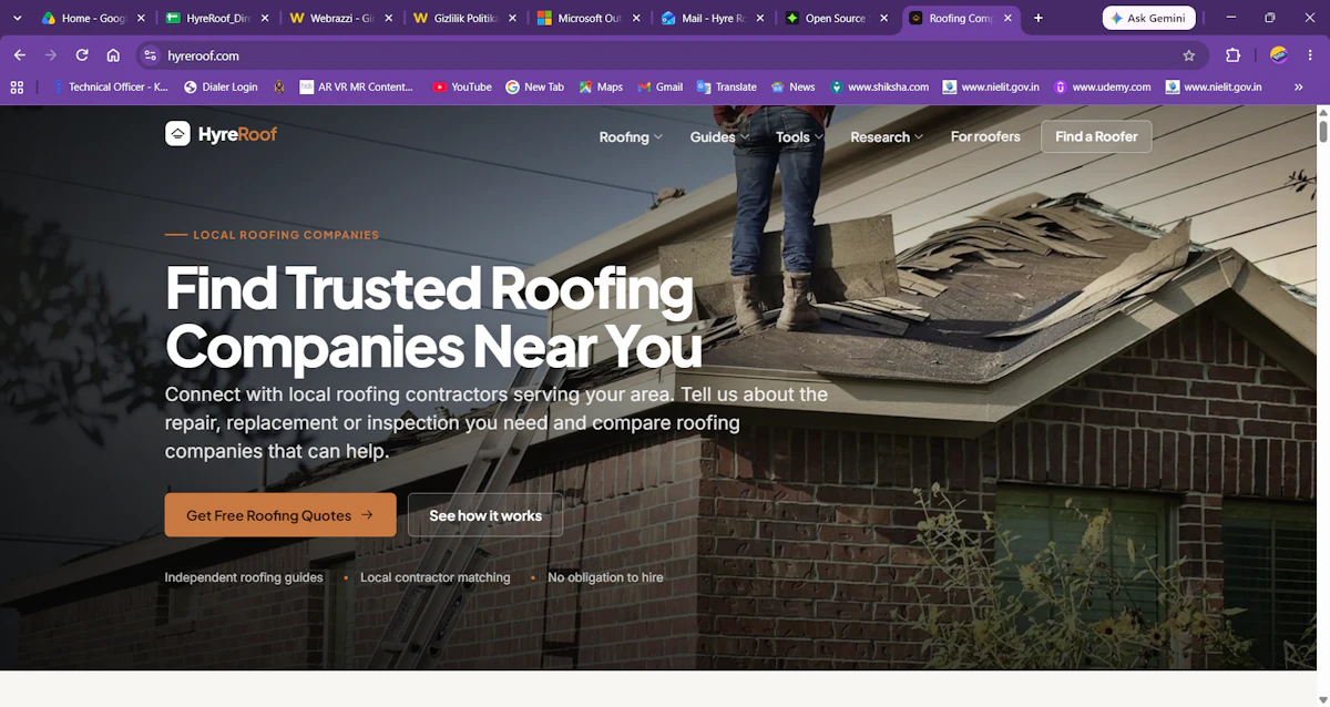 HyreRoof | Roofing Guides, Costs & Local Roofing Professionals