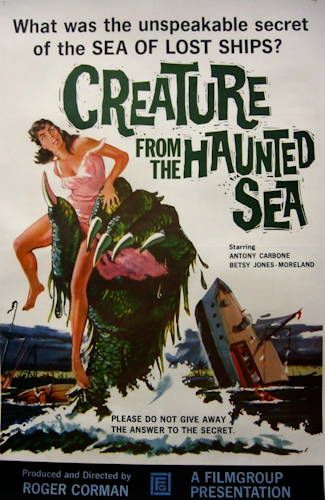 Creature from the Haunted Sea poster
