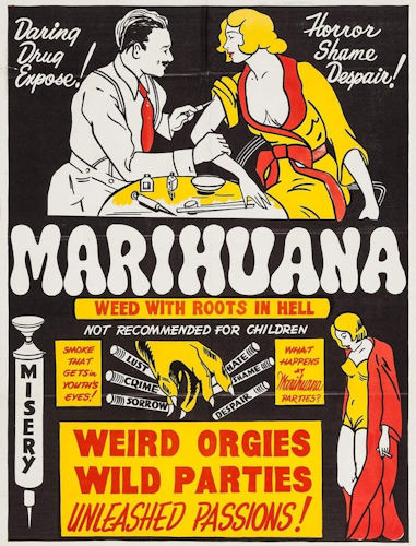 Marihuana - Weed With Roots in Hell poster