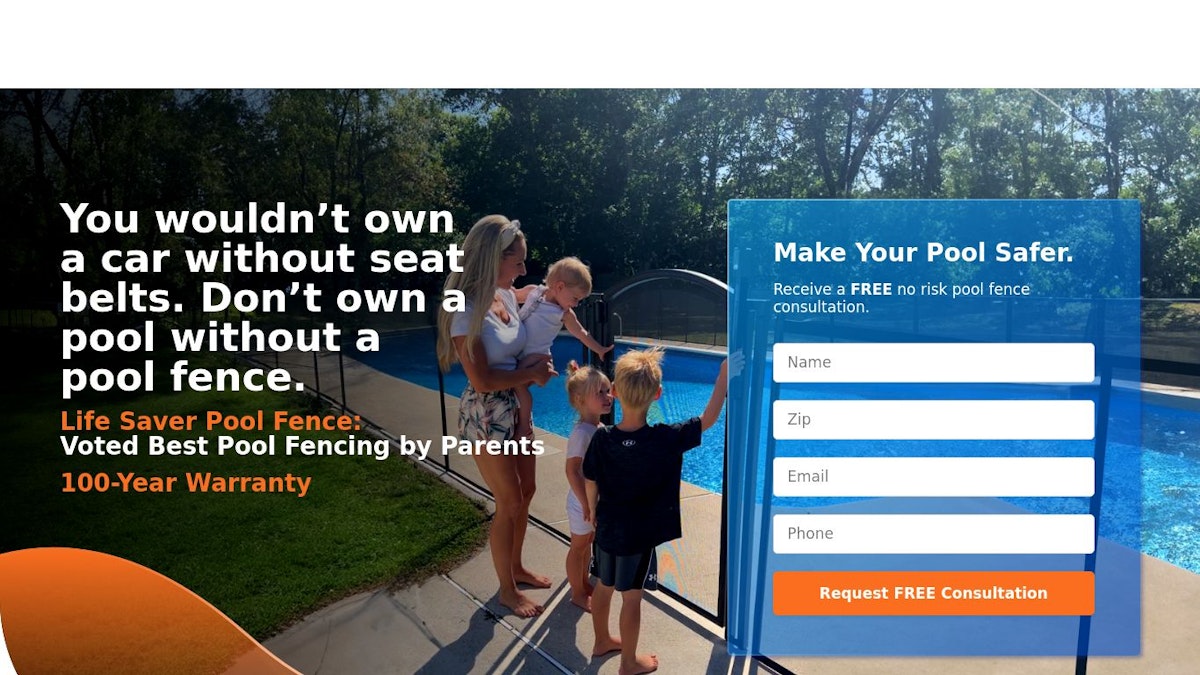 Life Saver fence company website