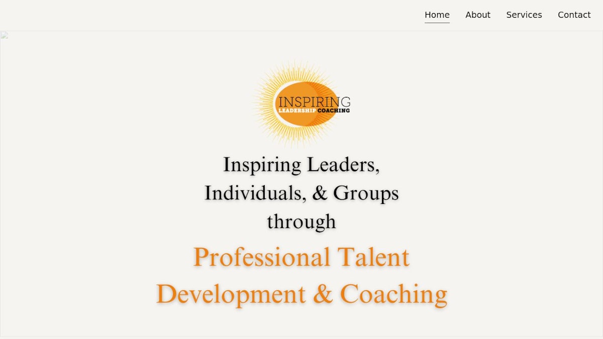 Inspiring Leadership Coaching leadership coach website