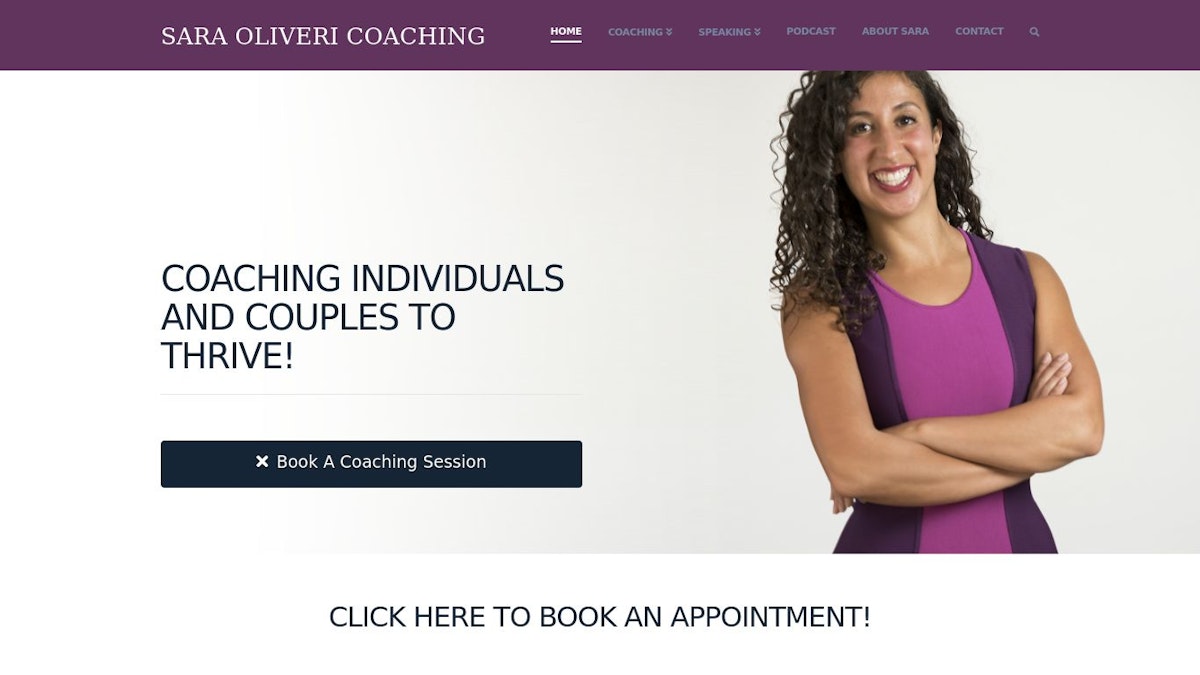 Sara Oliveri Coaching relationship coach website