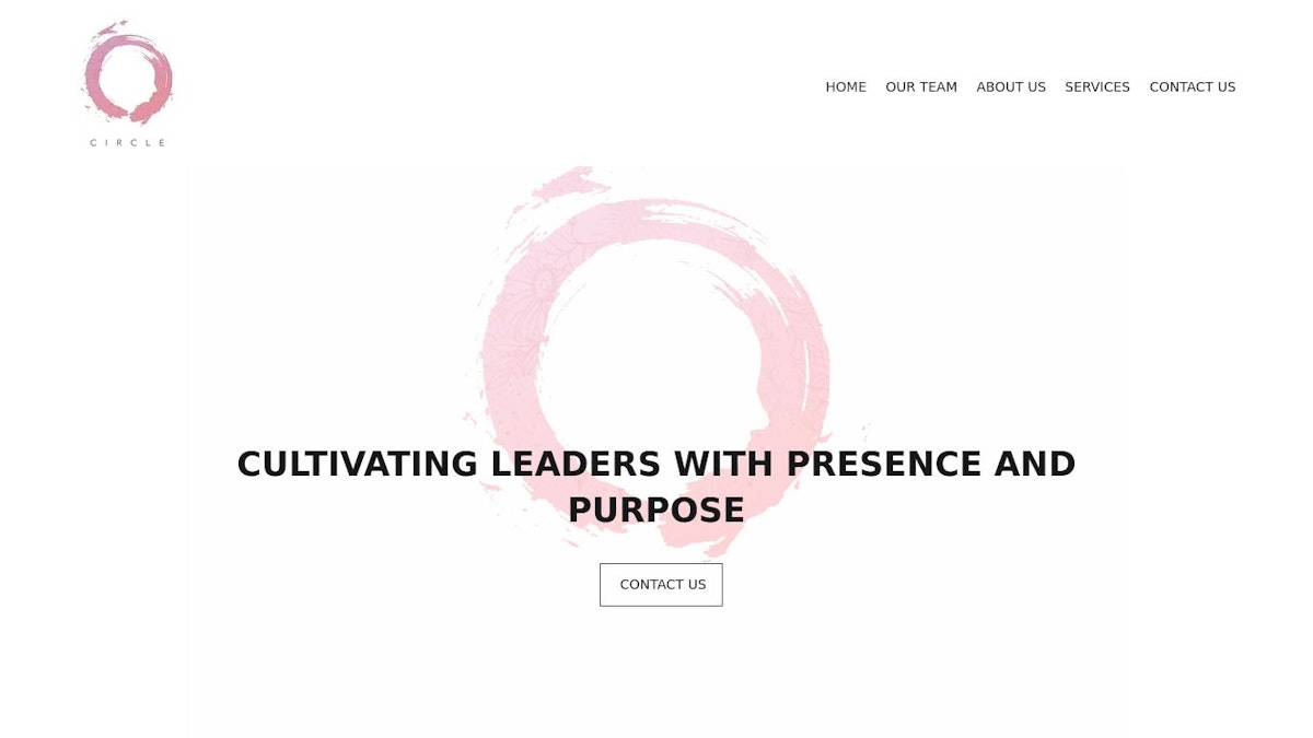 Circle leadership coach website