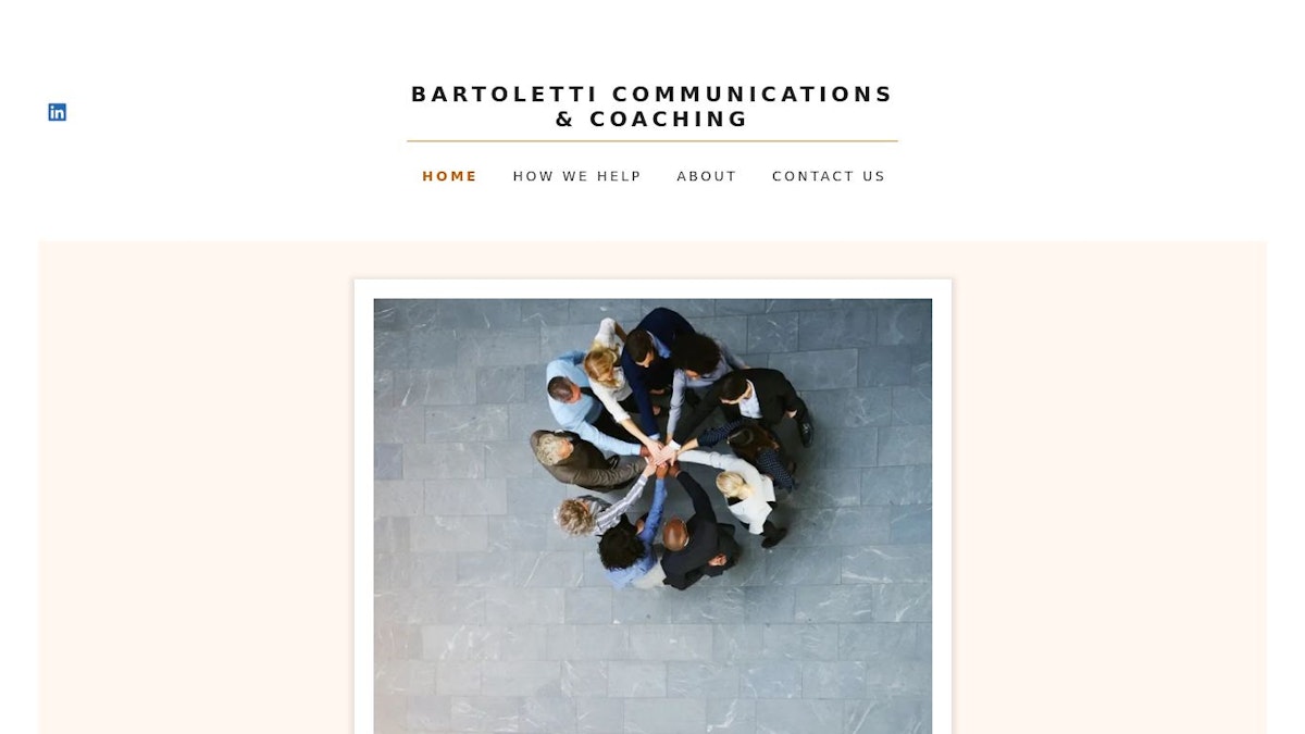 Bartoletti Communications executive coach website