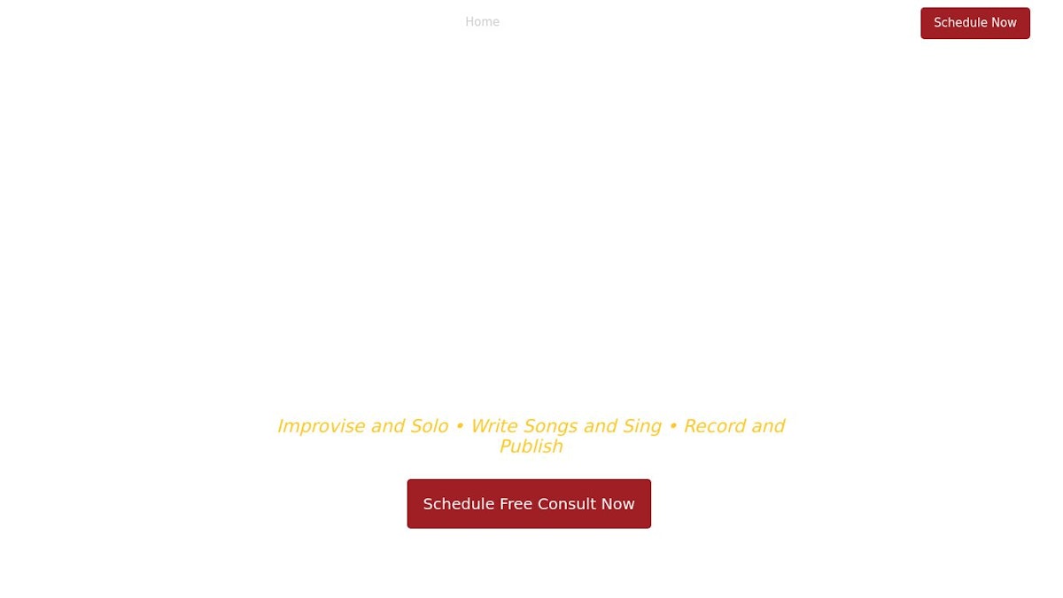 Creative Guitar Coaching music coach website