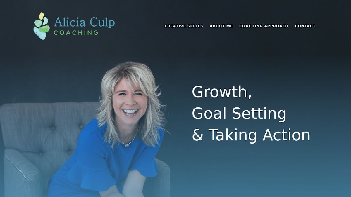 Alicia Culp Coaching executive coach website