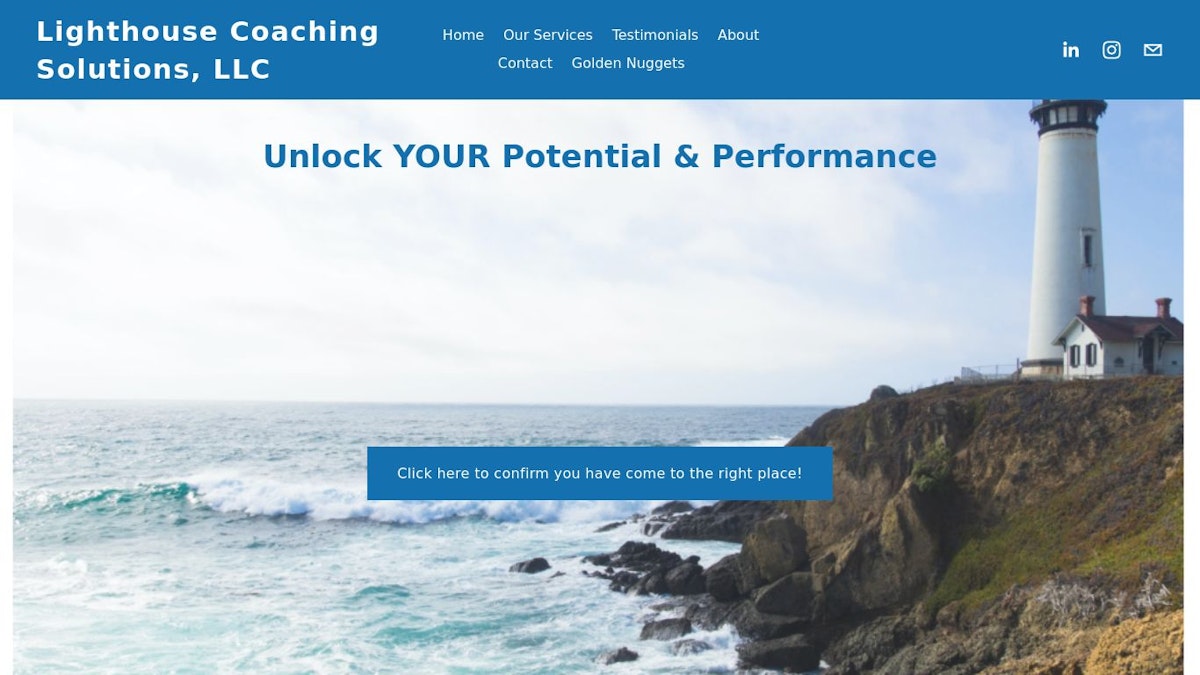 Lighthouse Coaching Solutions career coach website