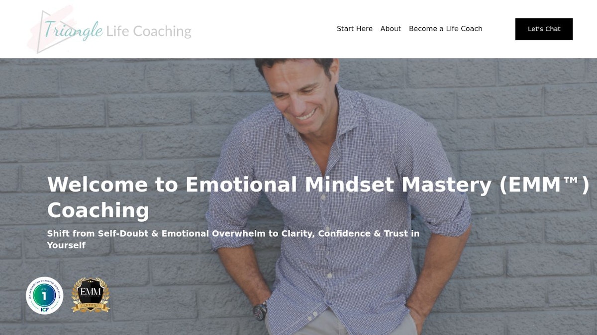 Triangle Life Coaching life coach website