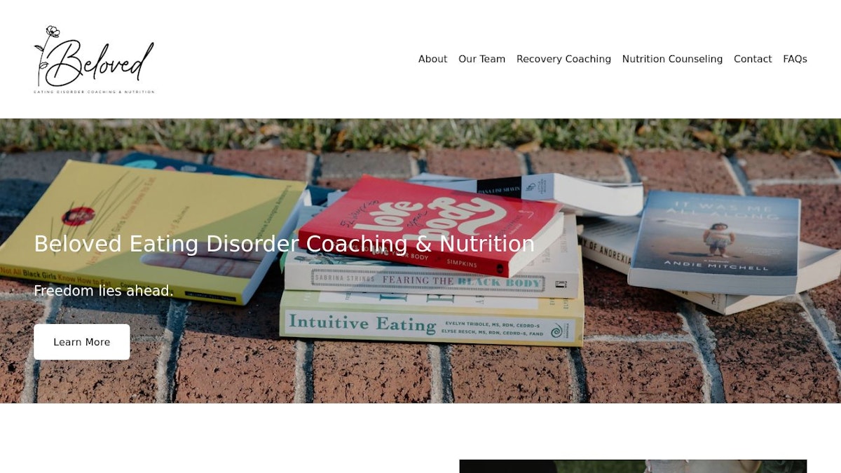Beloved health coach website