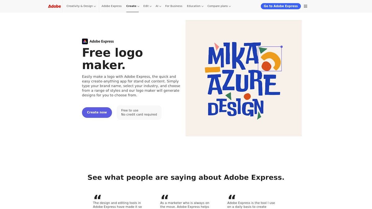 Adobe Logo Maker logo
