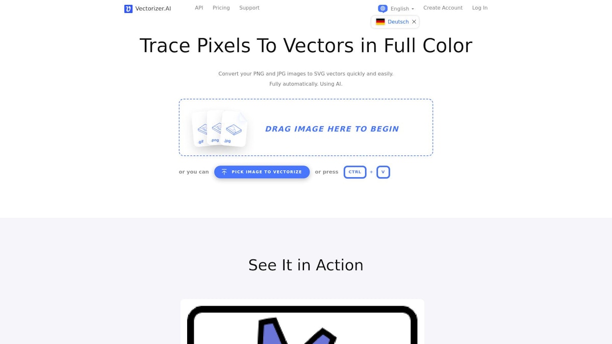 Vectorizer.AI logo