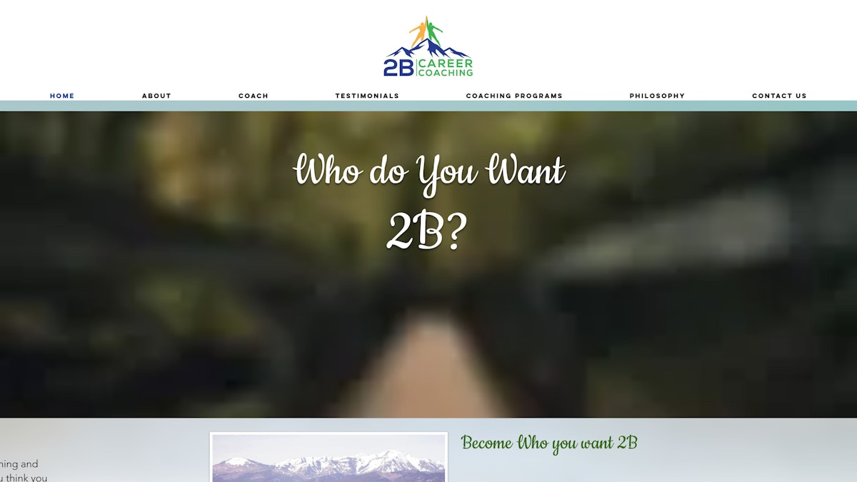 2B Career Coaching career coach website