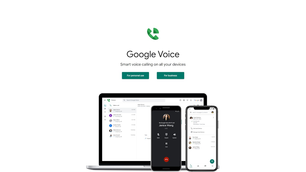 Voice screenshot