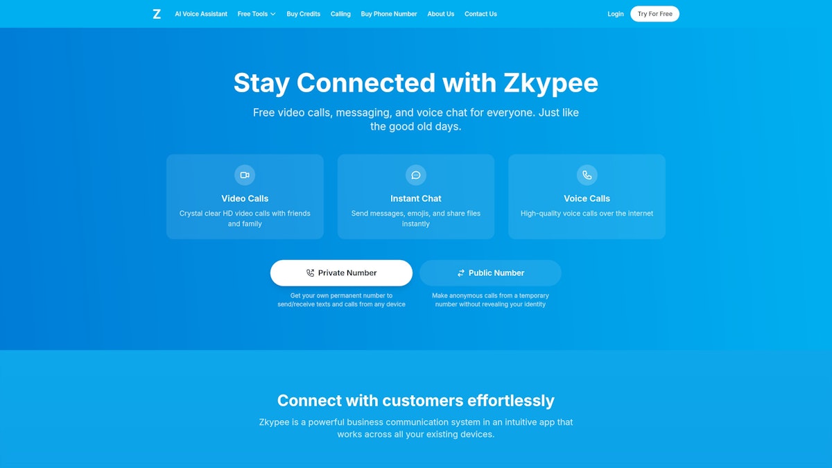 Zkypee screenshot