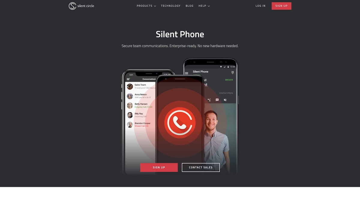 Silent Phone screenshot