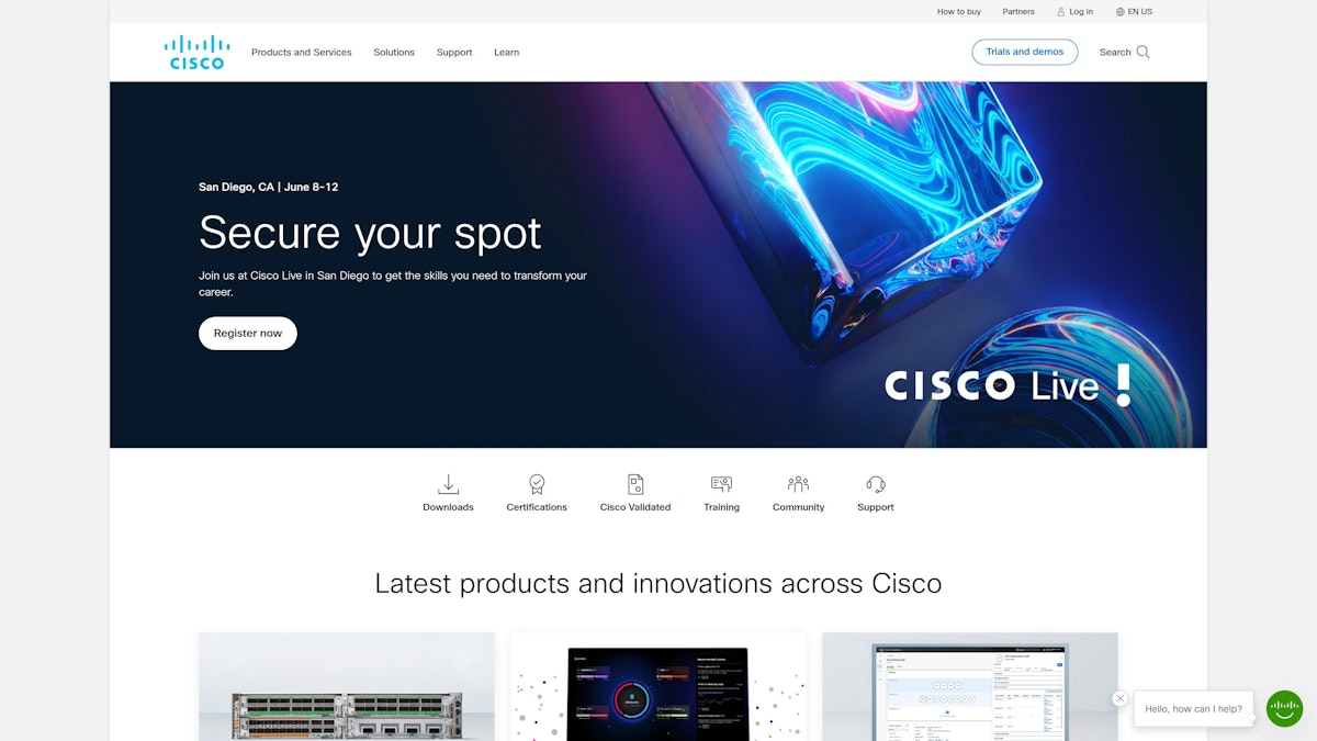 Cisco screenshot
