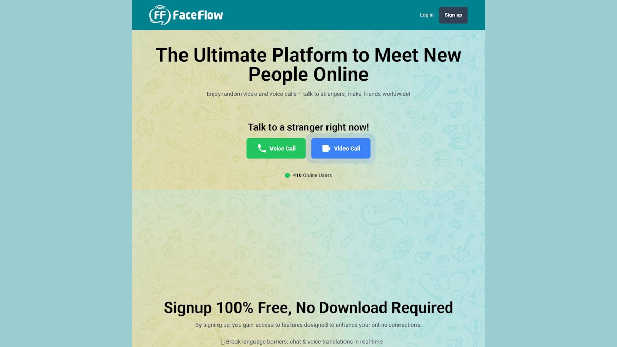 FaceFlow screenshot