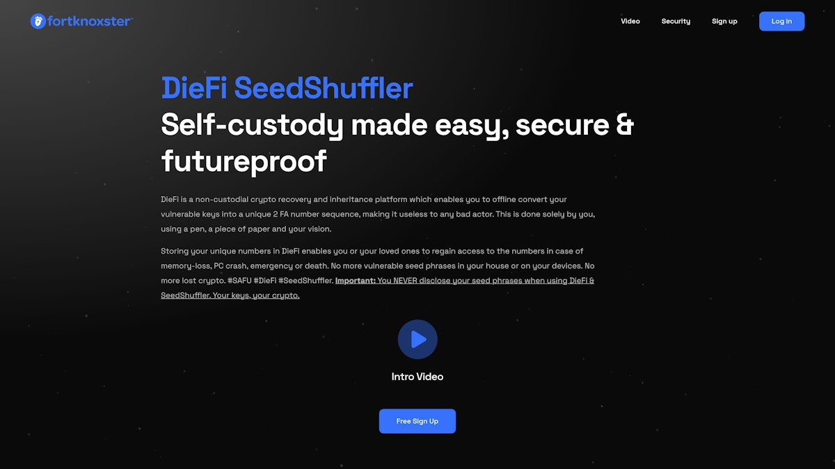 DieFi screenshot