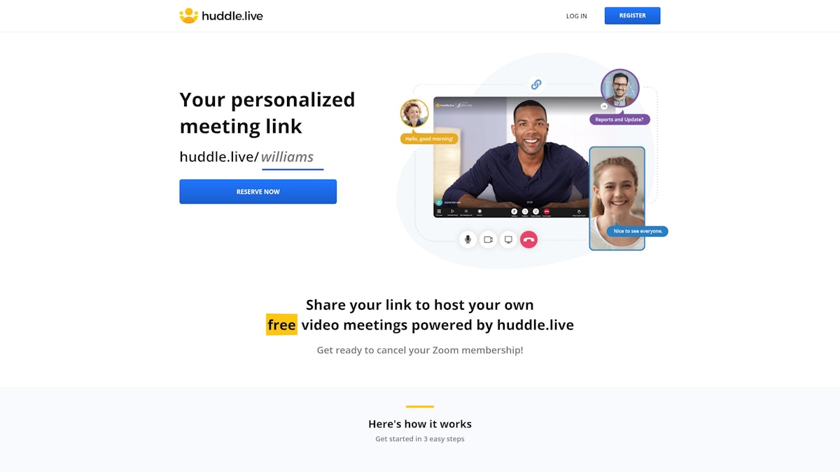 Huddle screenshot