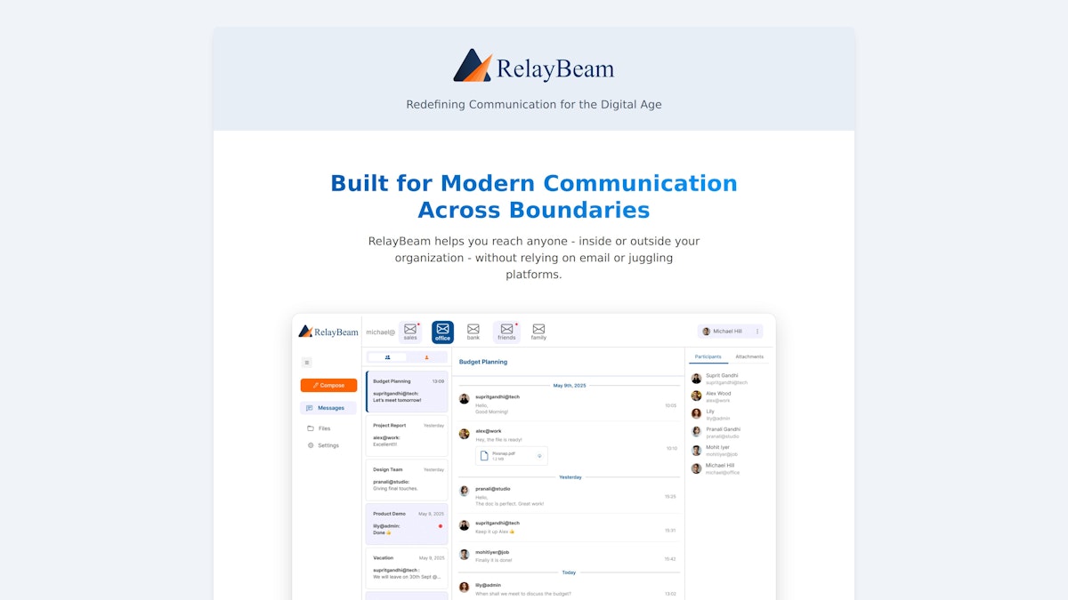 RelayBeam screenshot
