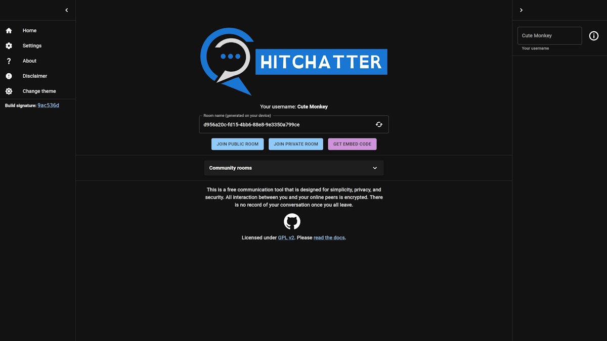 Chitchatter screenshot