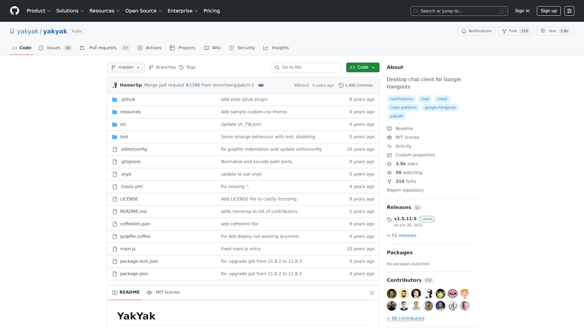 yakyak screenshot