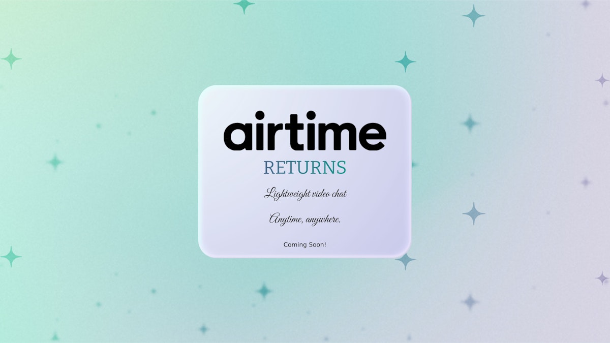 Airtime screenshot