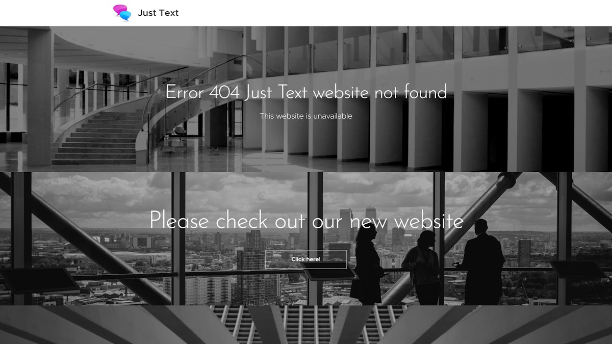 Just Text screenshot