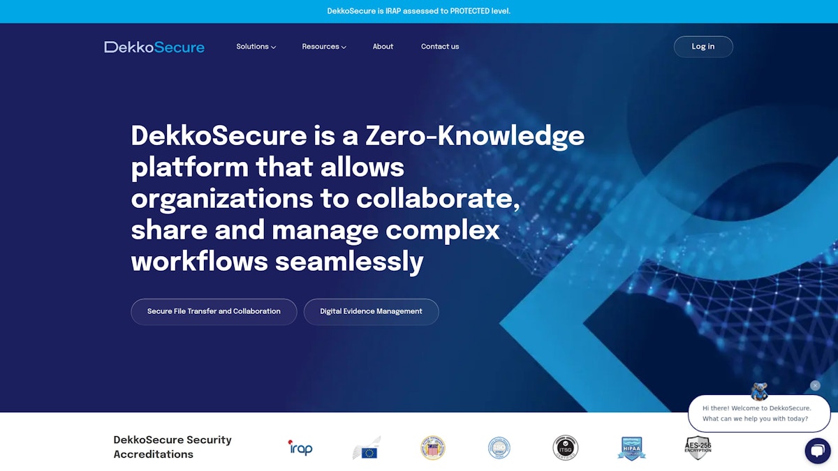 DekkoSecure screenshot