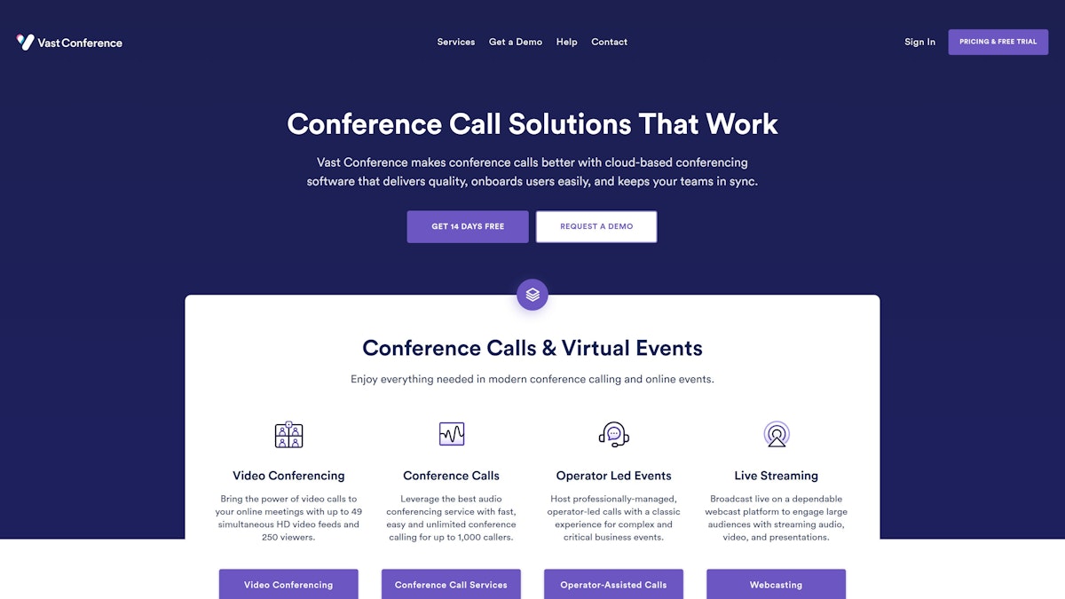Vast Conference screenshot
