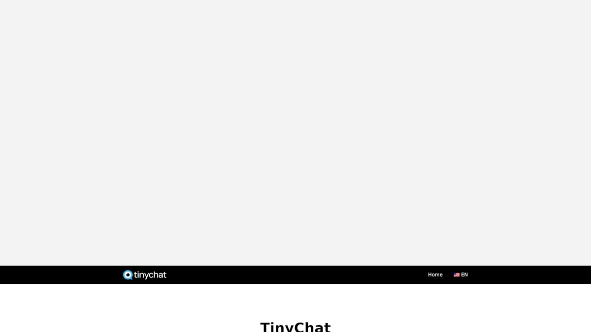 TinyChat screenshot