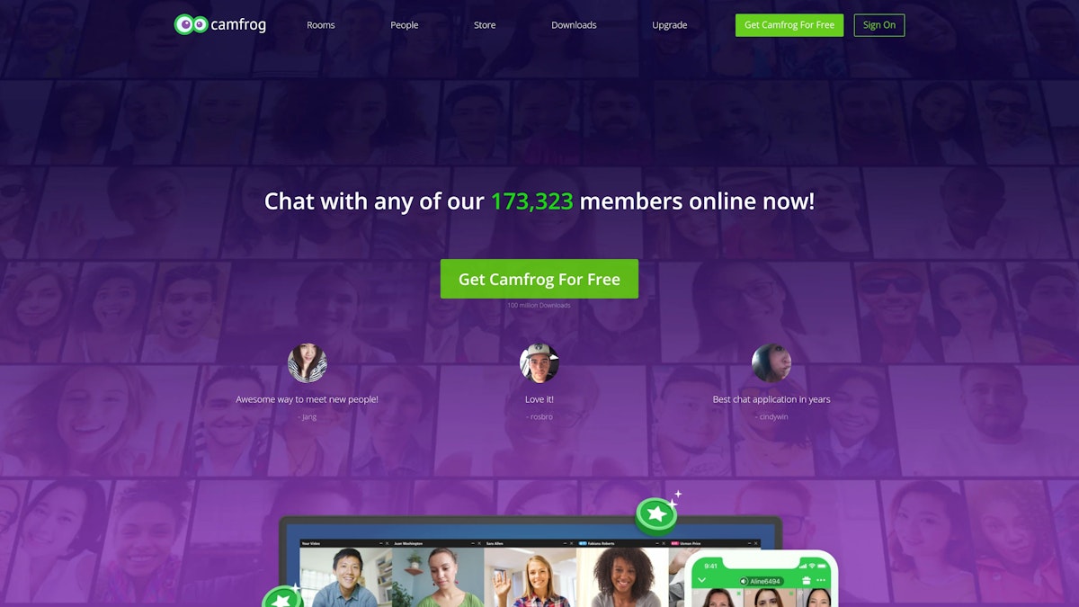 Camfrog screenshot