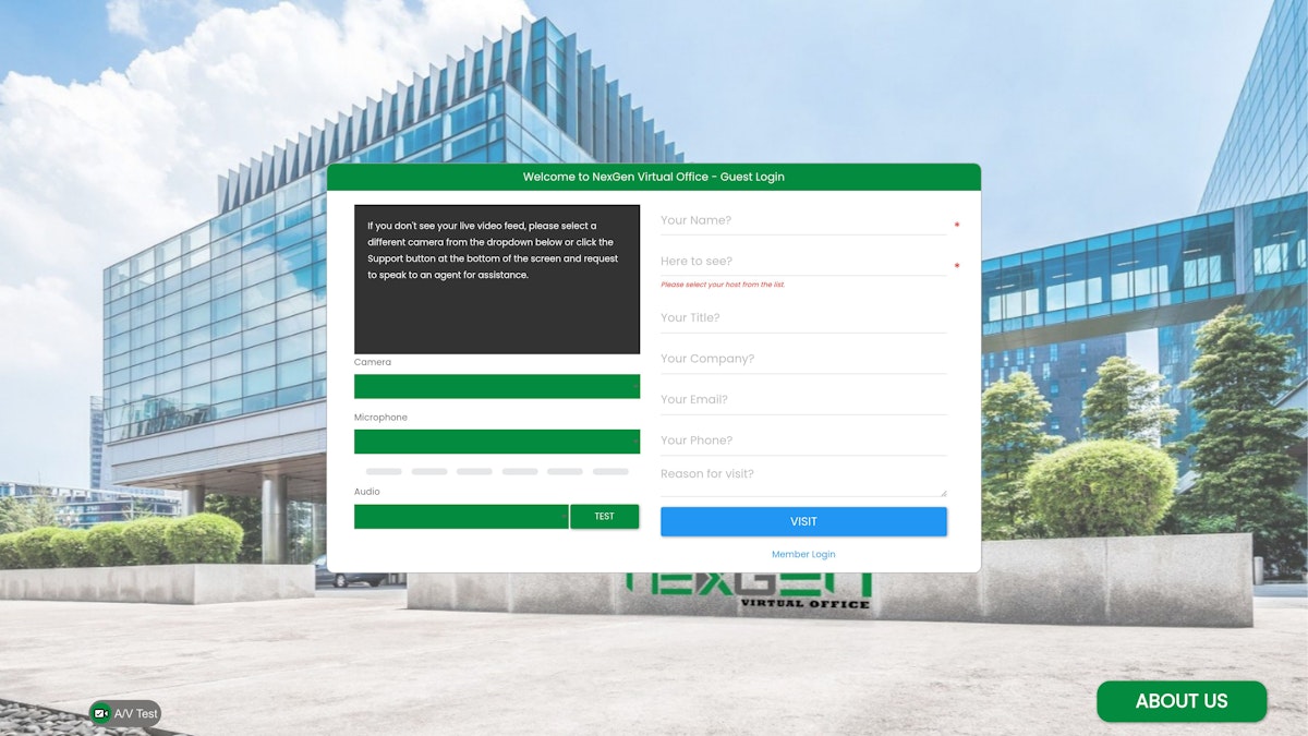 NexGen Virtual Office screenshot