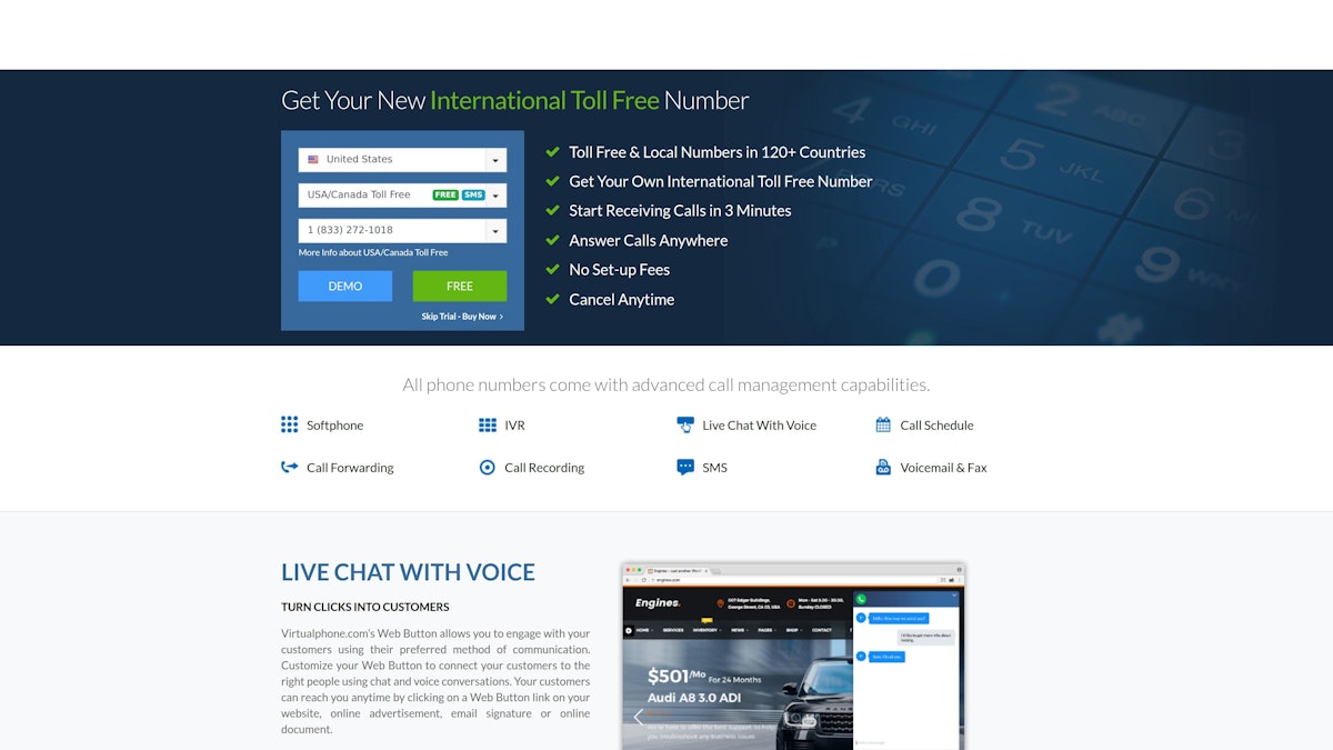 Virtual Phone screenshot