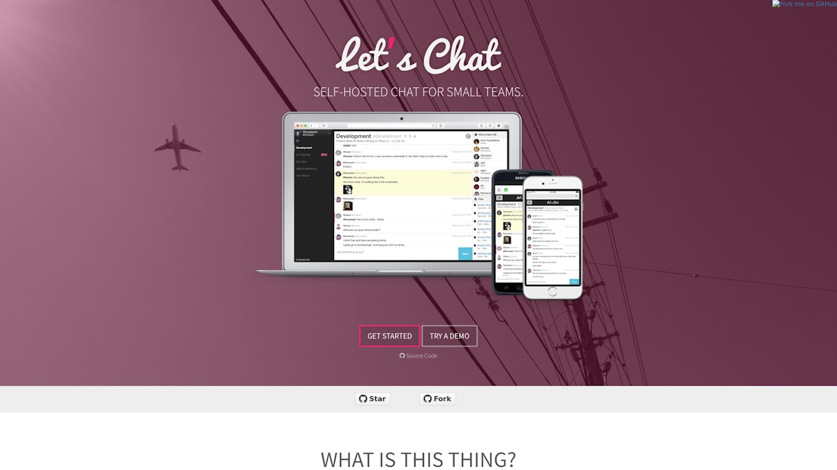 Let's Chat screenshot