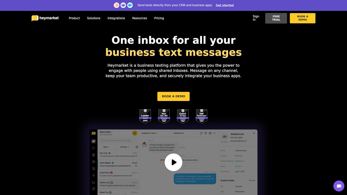 Heymarket screenshot