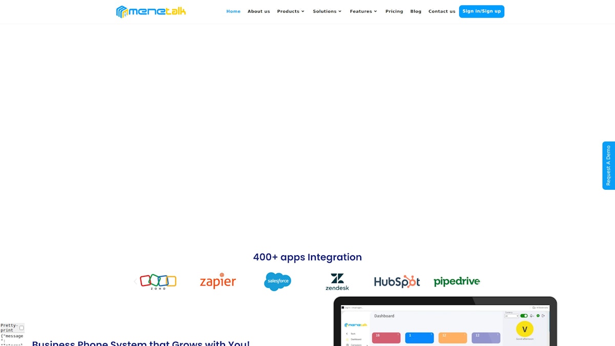 Menetalk screenshot