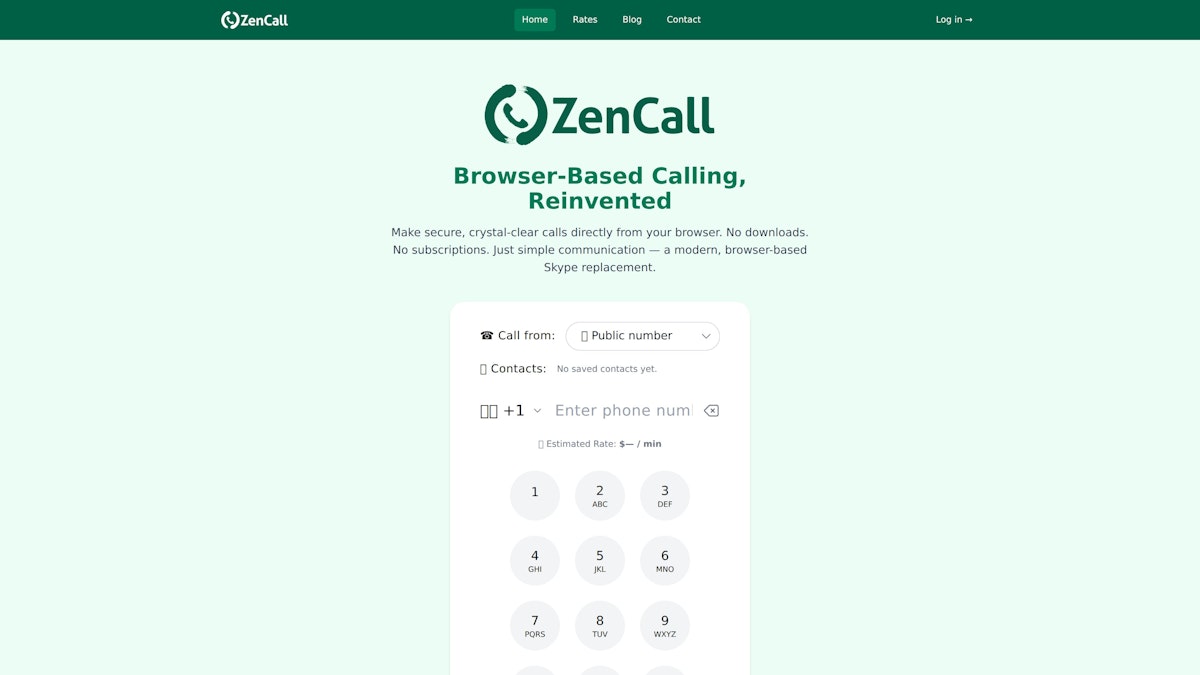 ZenCall screenshot