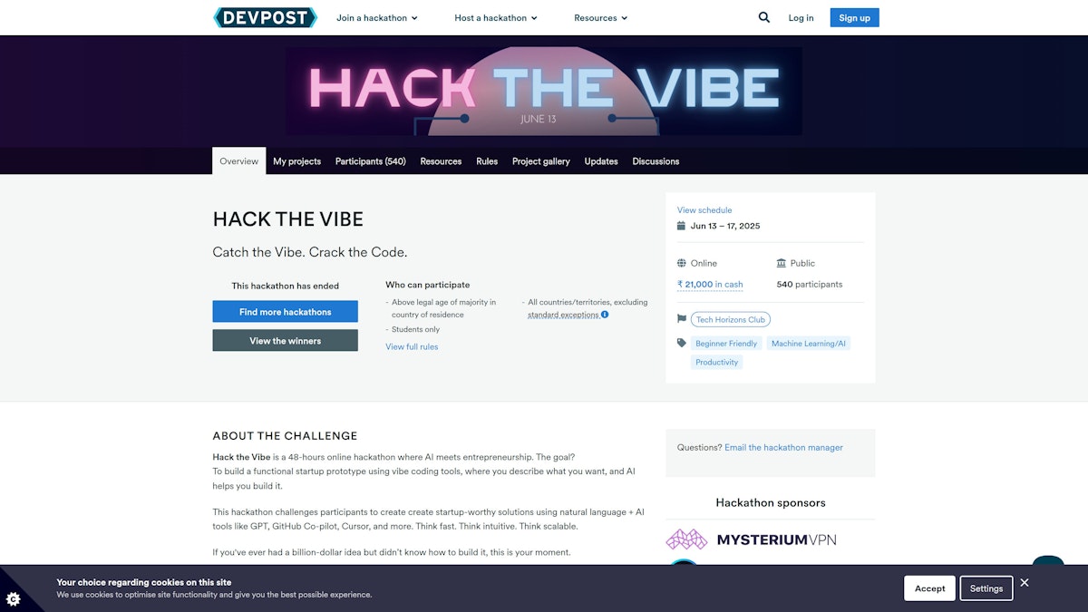 Hack the Vibe thumbnail